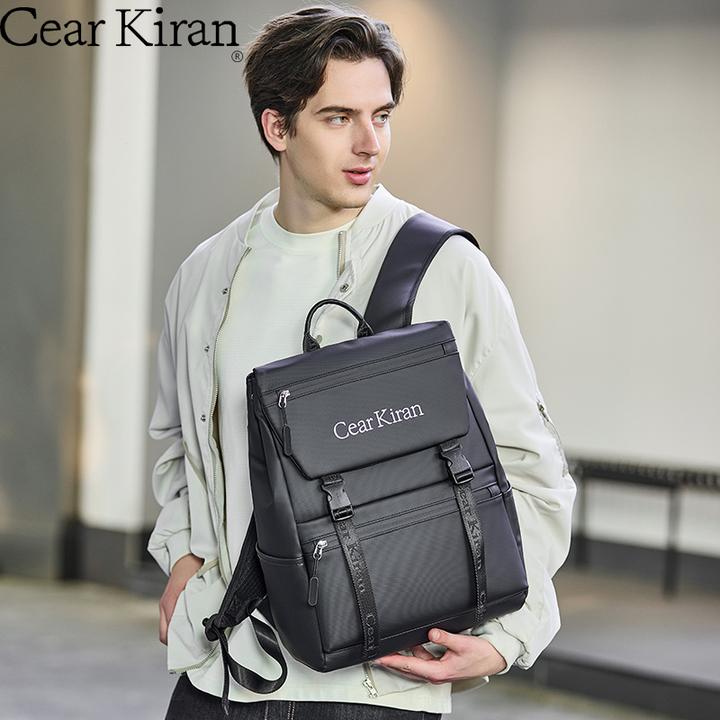 Cear Kiran男士双肩背包电脑包男士男士轻便男士包外出便携包