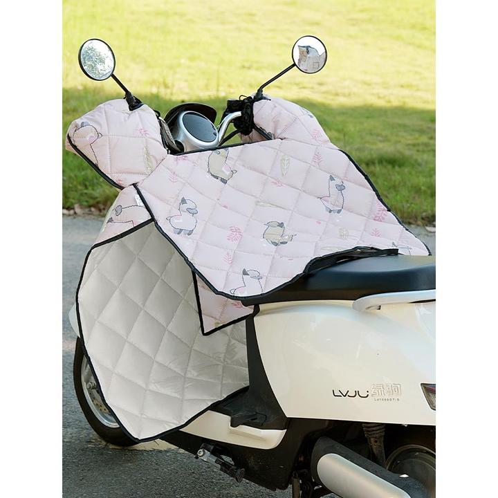 小型电动汽车挡风被，冬季双面冬季加外卖加冬季加厚护肩挡风被