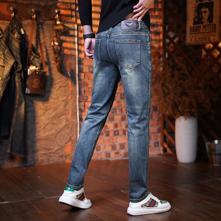 VARSACIVIP/瓦萨琪贵宾牛仔裤男款爆款2025新款修身韩版弹力秋冬