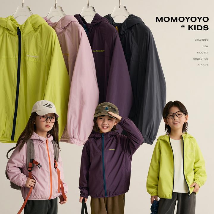 辰辰妈【小软壳】男女童秋装防泼水撞色冲锋衣亲子装儿童外套8530D