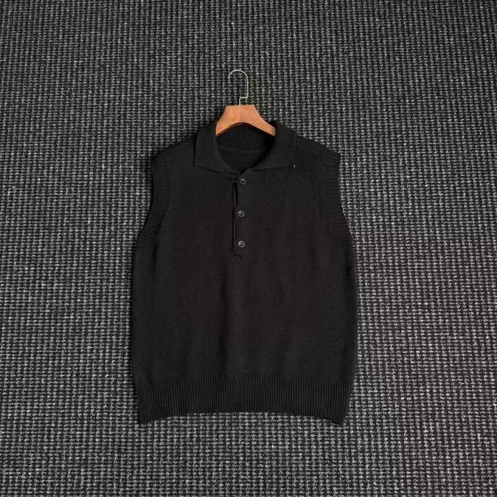 复古潮流秋冬针织马甲男士无袖开衫背心休闲毛衣潮