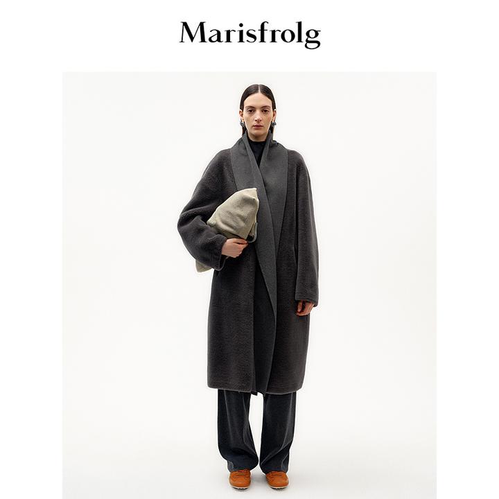 Marisfrolg玛丝菲尔25年新款长袖黑色气质经典百搭外套ACFZ4903P