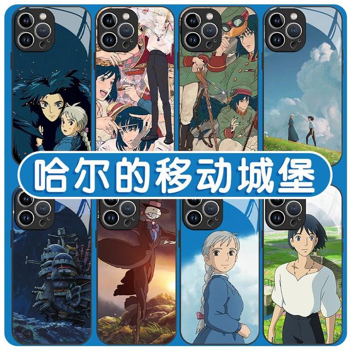 宫崎骏哈尔的移动城堡手机壳华为荣耀小米华为mate60电影iPhone14