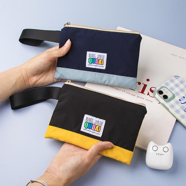手机袋子布袋便携简约百搭韩版手拿放充电宝零钱手机包迷你小包包