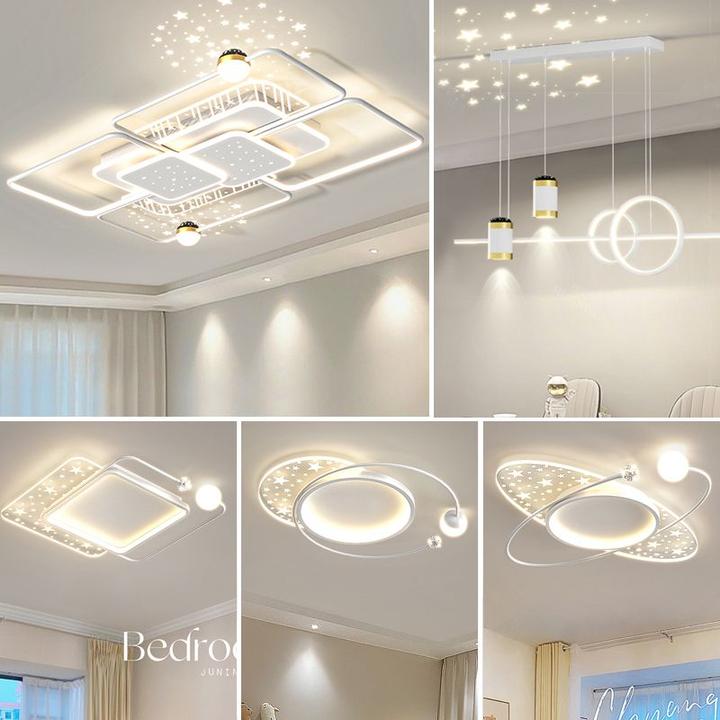 轻奢客厅吸顶灯简约现代大气主灯房间卧室智能灯具组合