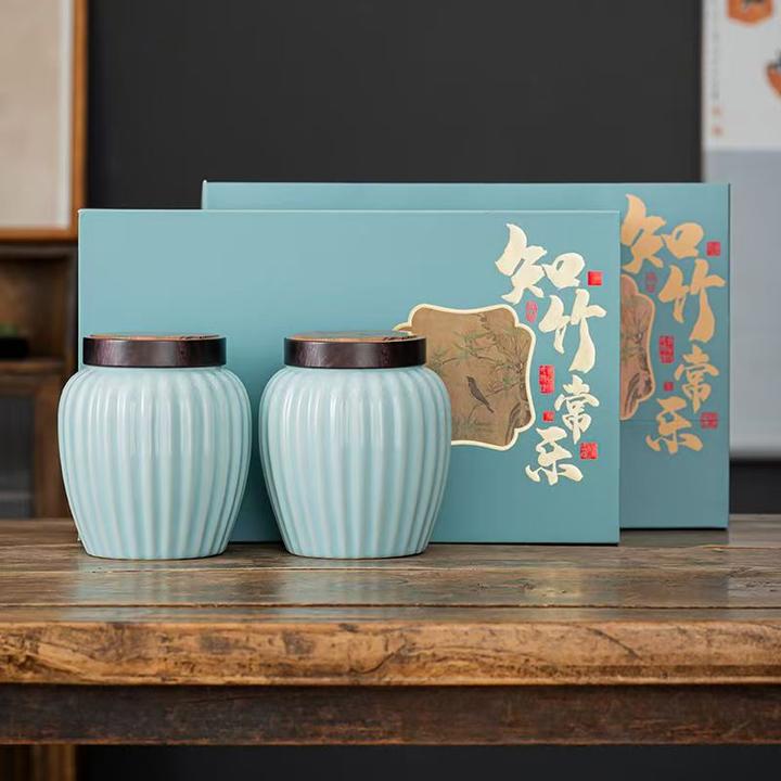 正宗明前新茶碧螺春2025一级浓香型绿茶高档瓷罐礼盒装过节送长辈