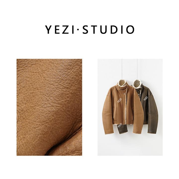 【加州落日】澳大利亚羊皮毛一体鞣制立领廓形机车皮草外套25430057