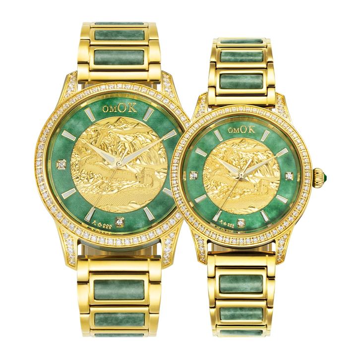 omok万里长城江山图/限量888枚翡翠男士/女士腕表