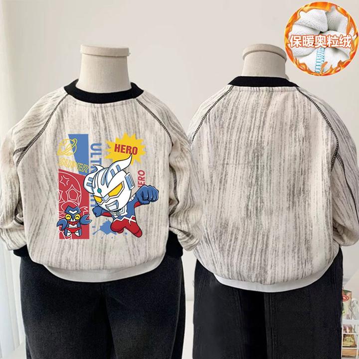 男童秋装卫衣2025新款韩版儿童时髦扎染上衣酷帅男孩宽松套头衫潮