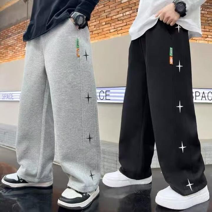 儿童装男童秋装裤子2025新款春秋款秋季中大童男孩运动卫裤休闲潮