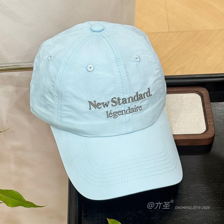 2025韩国ins棒球帽子女夏季百搭嘻哈街头字母平檐鸭舌帽男街头