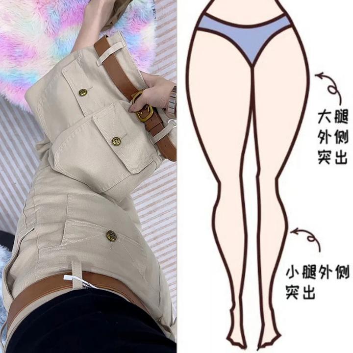 格洛森2025年春季新款九分哈伦老爹牛仔裤萝卜裤显瘦高腰弹力洋气