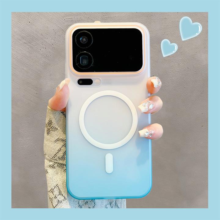 适用小米17promax手机壳新款高级感柔彩渐变磨砂肤感Xiaomi17pro