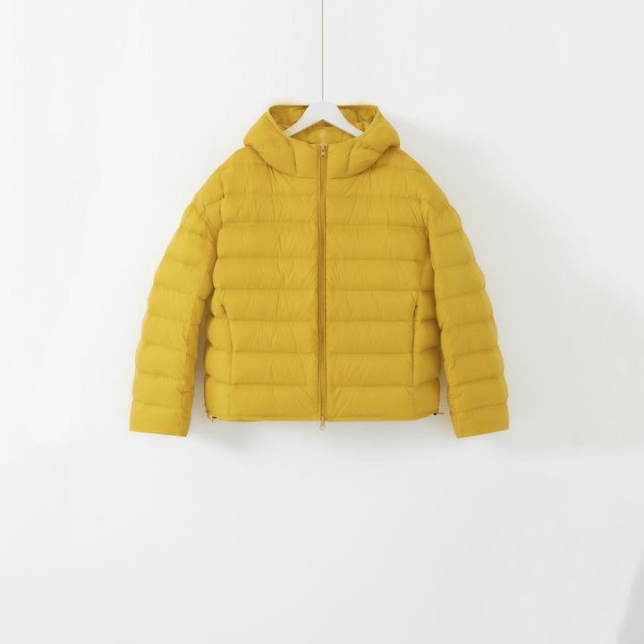 几里与麻 排骨泡芙显瘦连帽羽绒服 衣71胸围139 2110541