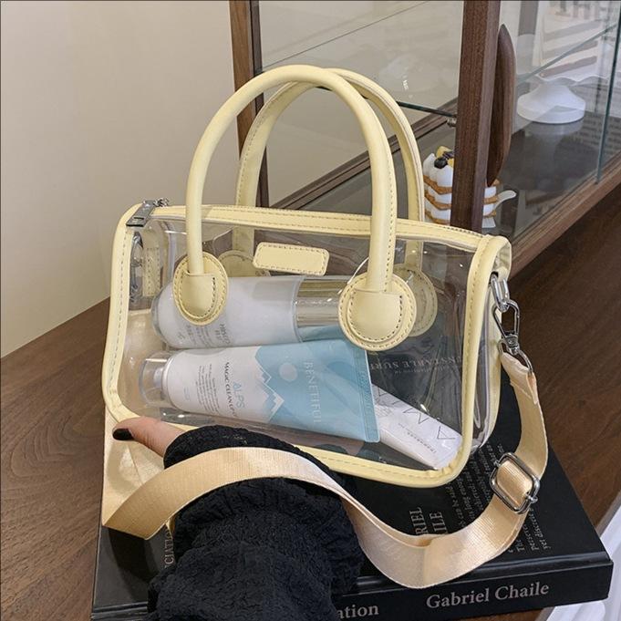 BL海边游玩透明包女2025新款流行沙滩度假手拎包时尚潮流单肩斜挎