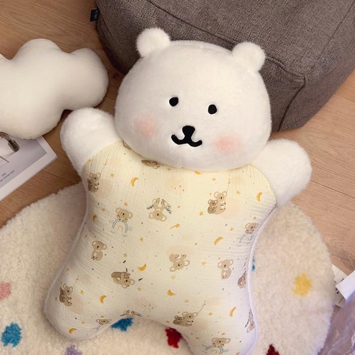 超大捏捏抱枕自嘲熊熊枕头毛绒玩具轻松熊减压毛绒抱枕女生礼物