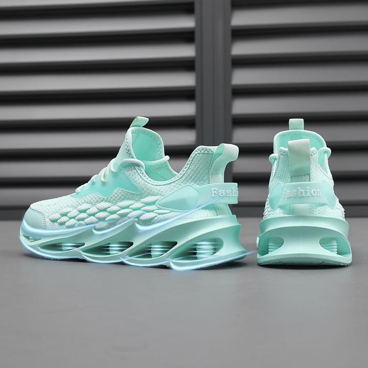 刀锋男鞋透气薄款网鞋学生飞织网面运动跑步休闲轻便潮鞋