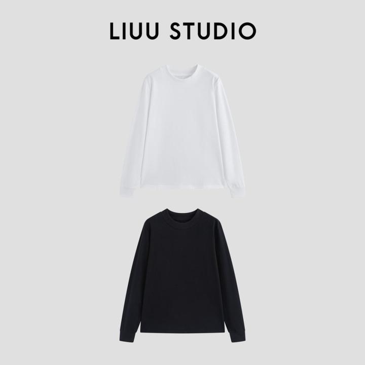 【LIU】TR经典 简约而不简单 半高领长袖打底上衣