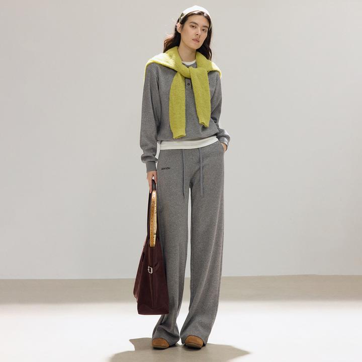 【秋冬新品】SPLAN 秋季休闲卫衣阔腿裤套装25761 25760