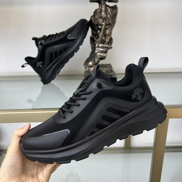 2026新款高品质男士秋冬皮面时尚休闲鞋轻便软底潮流轻奢运动男鞋