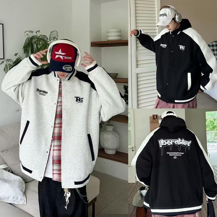 青少年韩版设计感棒球服秋季新款宽松休闲时尚潮流