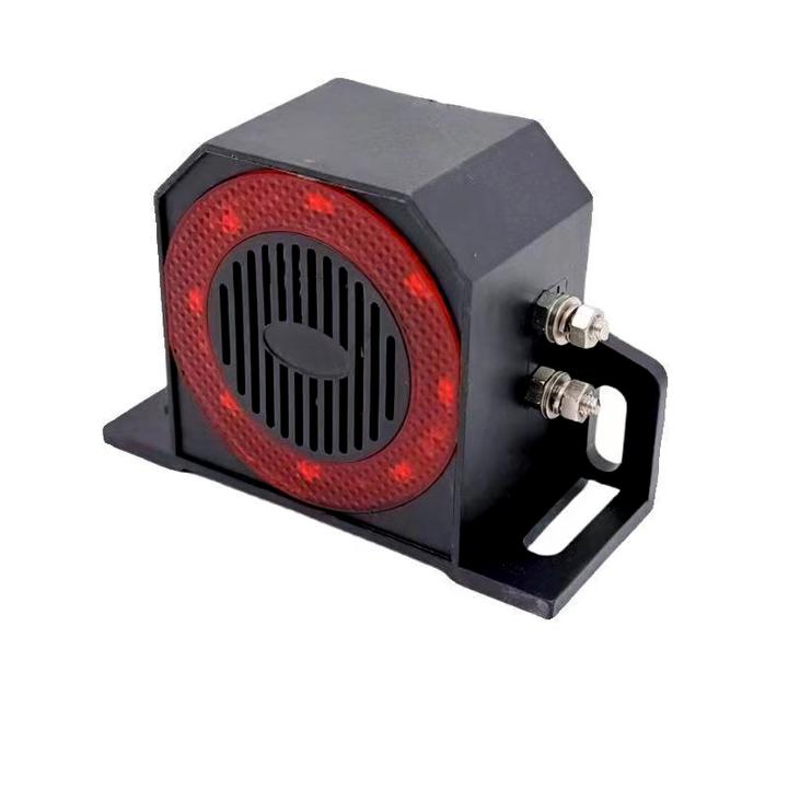 汽车货车倒车喇叭滴滴带红灯12V-48V通用