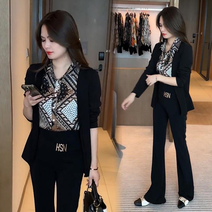 假两件衬衫女针织开衫2025春季新款洋气上衣时尚中年女装外套40岁