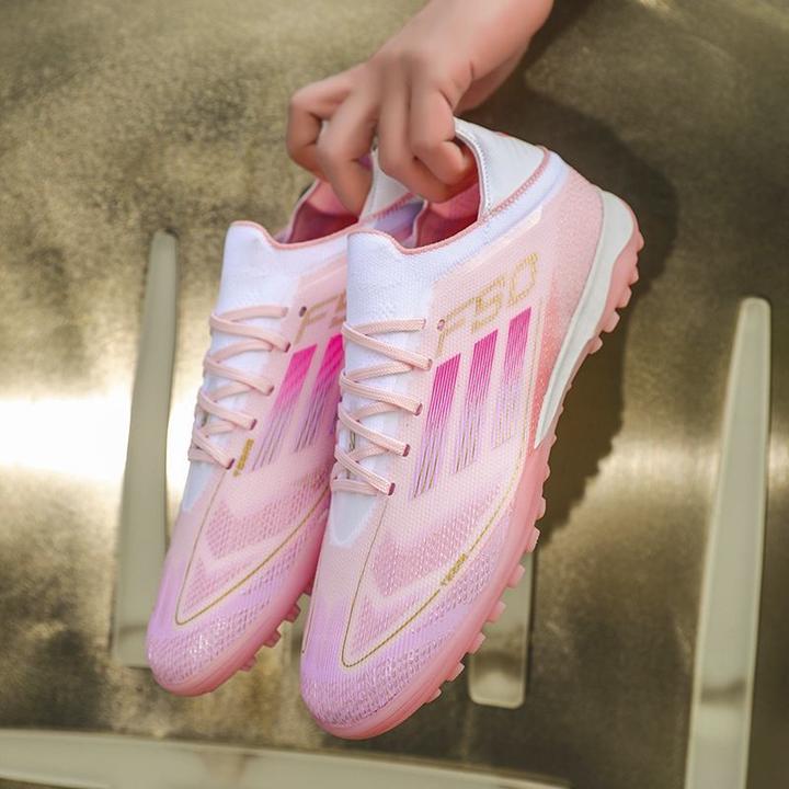 梅西猎鹰F50成人儿童足球鞋男童学生长钉AG碎钉人工草训练鞋男女