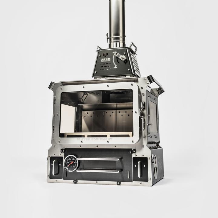 黑固小魔王厨神户外柴火炉帐篷露营柴火炉304不锈钢带火立方