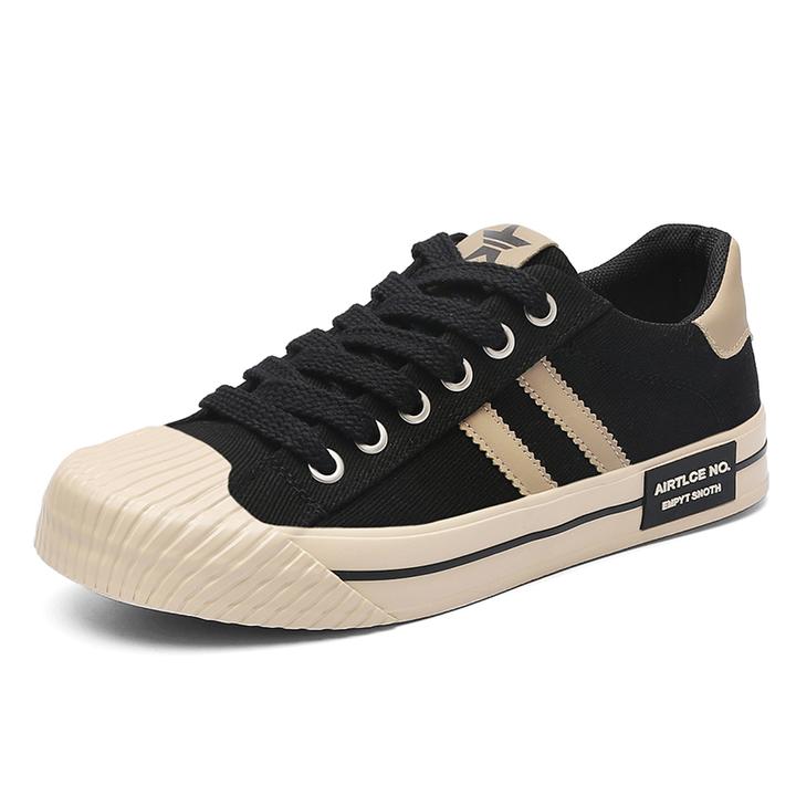 ShanBu/闪步2025秋季新款男鞋韩版百搭男鞋平底低帮系带舒适男鞋