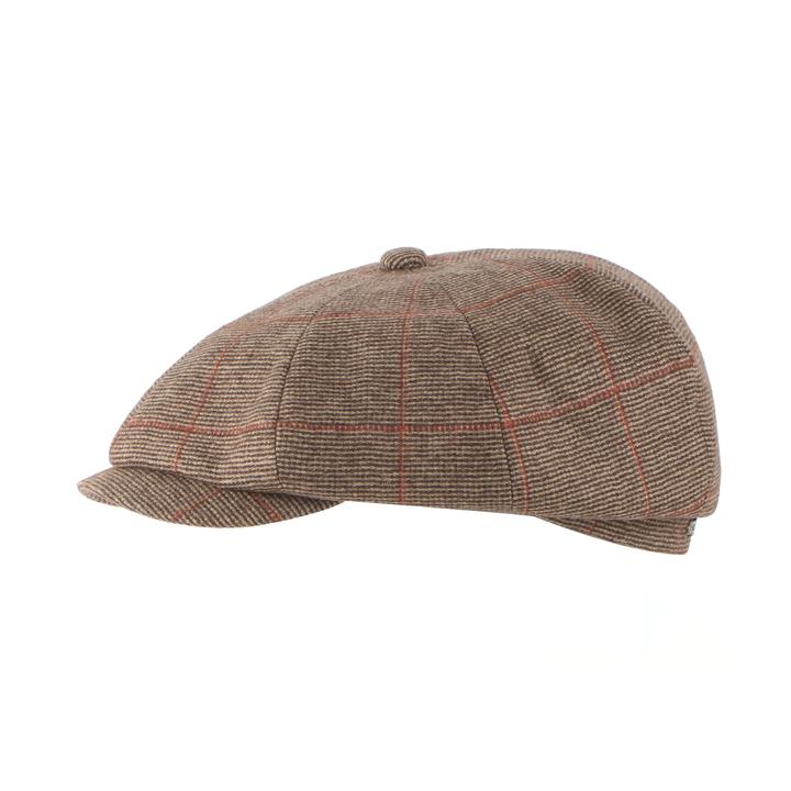 MOSSANT2025秋冬新品·英国Moon羊毛格纹报童帽