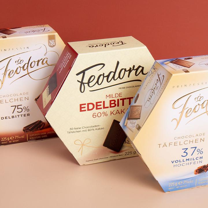 黑巧克力德国原装feodora费杜拉公爵夫人礼盒装
