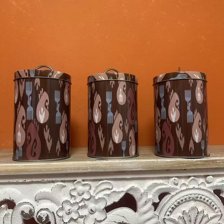 【简爱好物】简约大容量带盖茶盐罐礼盒装