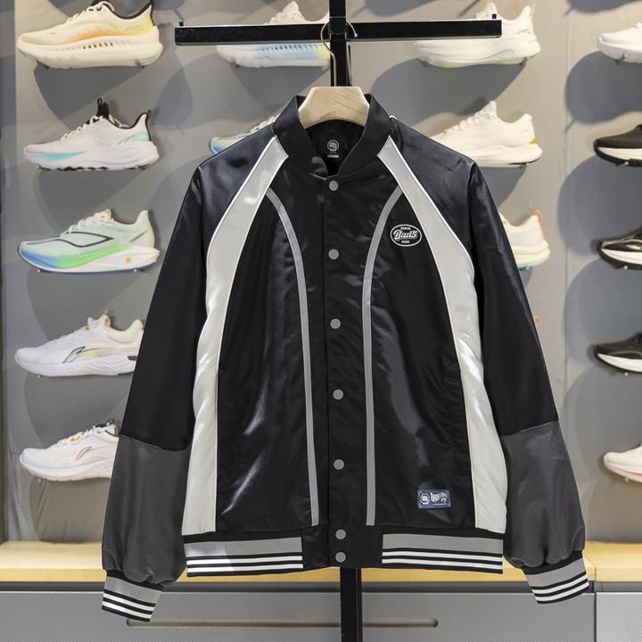 李宁男子休闲外套2025秋季新款反伍系列宽松舒适运动风衣AFDV321