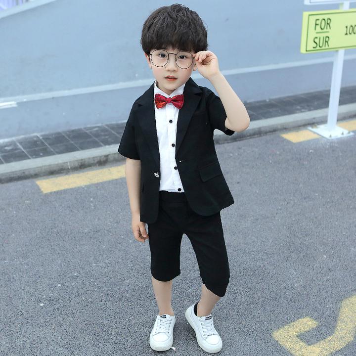男童西装套装男孩宝宝西服套装男孩花童儿童花童礼服男孩