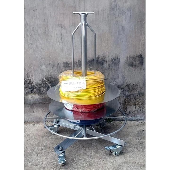 电工放线器放线架穿线工具放线盘线滚子绕线架放线神器0-16平方