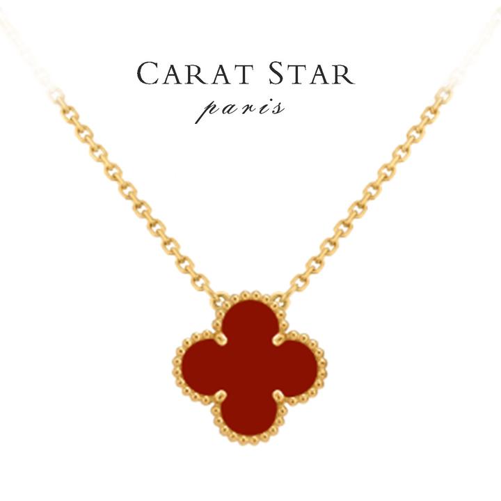 合金项链 项链四叶草高级轻奢时尚锁骨链生日礼物送女友