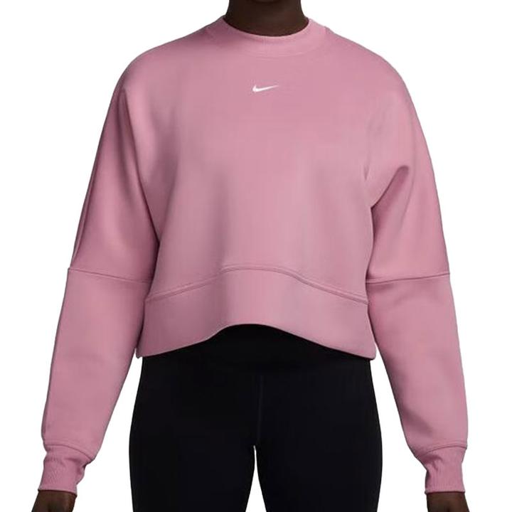 NIKE耐克女子 W NK PRIMA DF CREW TOP GG针织无帽卫衣HJ1187-699