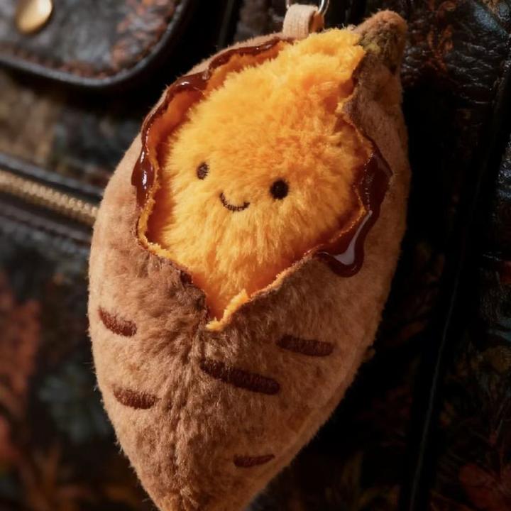 2026新款毛绒冬季卡通地瓜烤蜜薯包包创意可爱挂件送闺蜜冬天礼物