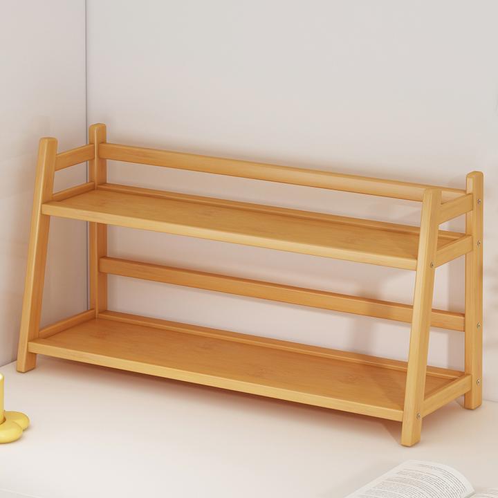 过早桌面置物架家用办公室内宿舍多层简易储物架多功能桌上杂物架