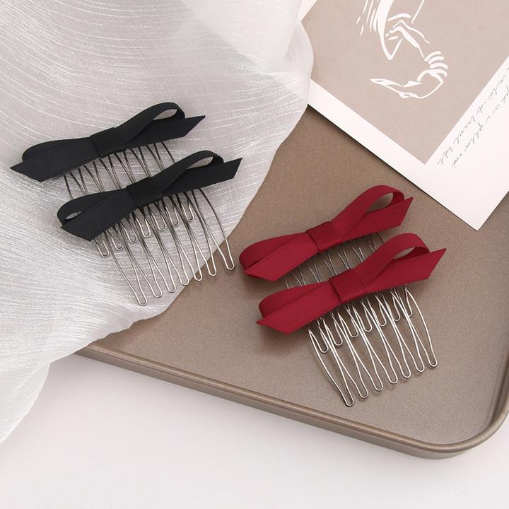 女甜美极简风森系休闲风对夹发夹夹子刘海夹手工韩式顶夹网红发插