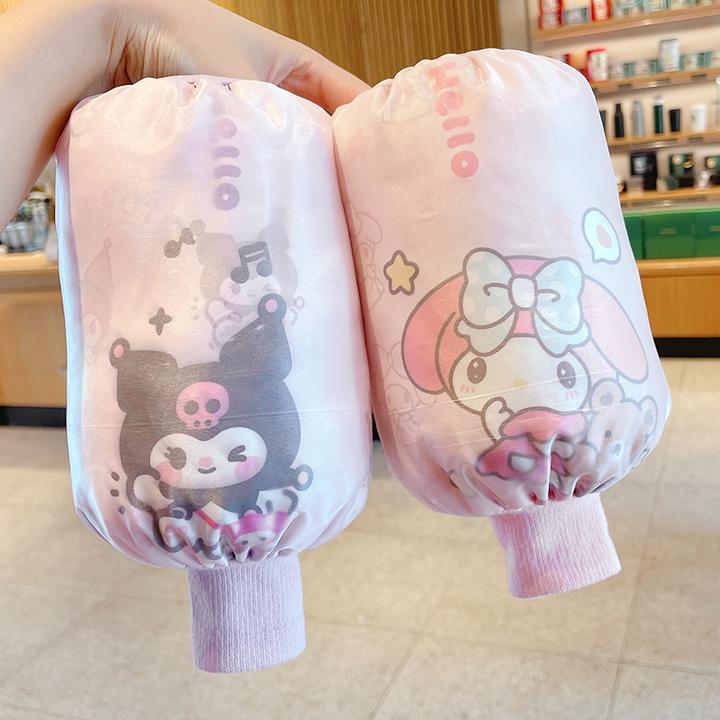 秋冬儿童防水袖套男女孩防脏小学生防污护袖卡通库洛米宝宝套袖zw