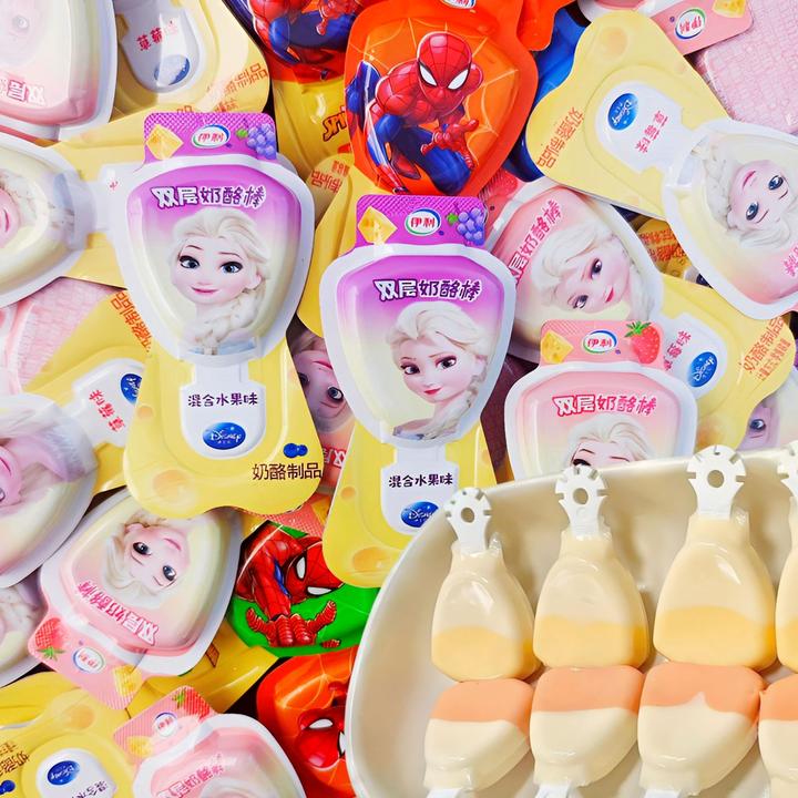 【7月货特惠24支送1支】伊利奶酪棒高钙儿童解馋零食双层常温奶制品