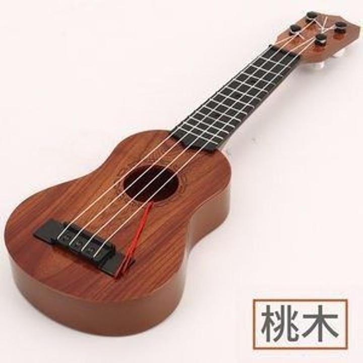 仿真尤克里里仿真吉他儿童玩具小吉他仿木纹尤克丽丽音乐乐器玩具