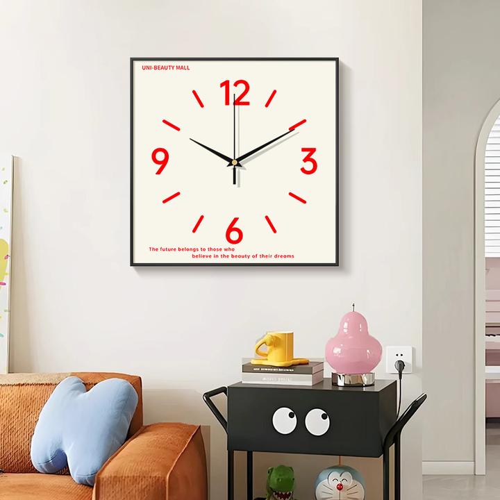 创意极简挂钟客厅装饰时钟挂墙餐厅家用简约钟表挂画高级感时钟