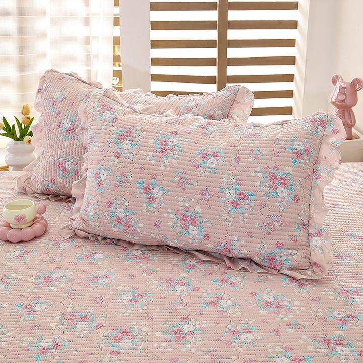 【同款枕套】四季通用针织棉枕套亲肤透气防滑枕套卧室公主风枕套