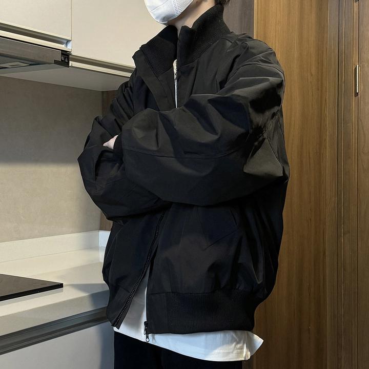 软山 2025痞帅棒球服男女春季外套男生春秋百搭宽松工装飞行夹克