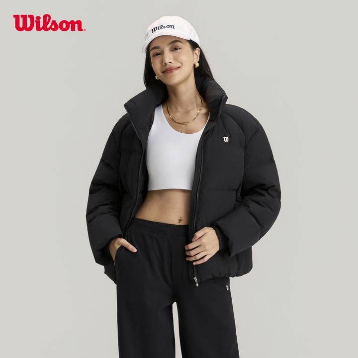 Wilson威尔胜25年秋冬女子FUZZ四格运动保暖羽绒服WW20099