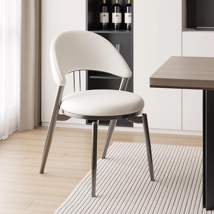 餐椅家用现代简约小户型轻奢餐桌椅意式休闲凳酒店靠背椅餐厅椅子
