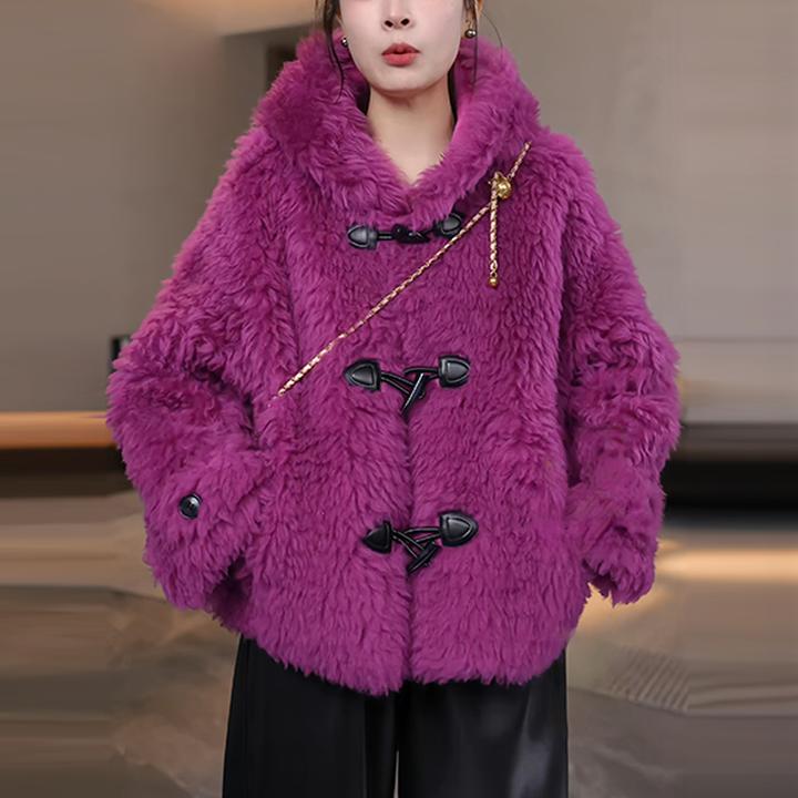 日系慵懒风气质宽松常规款外套女士2025秋冬新款常规保暖时尚衣服